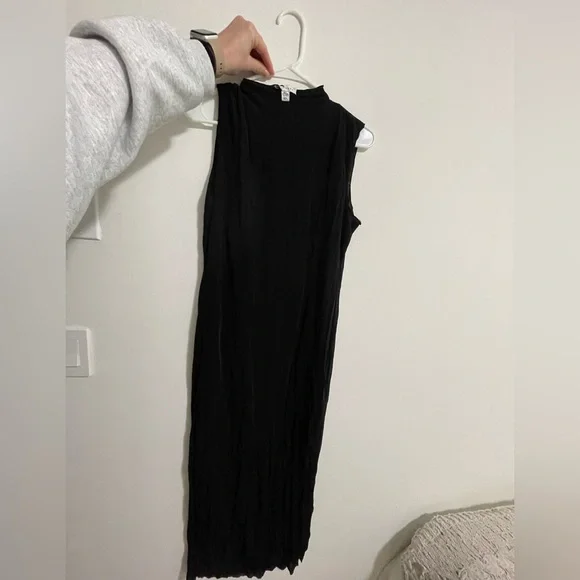 Topshop Black Midi Dress - Picture 3 of 5